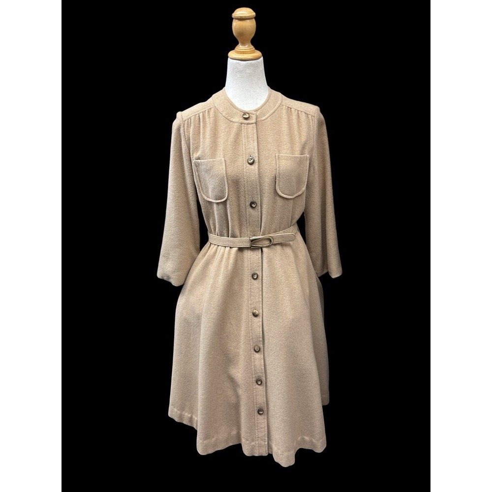 Women's Camel hair coat dress trench